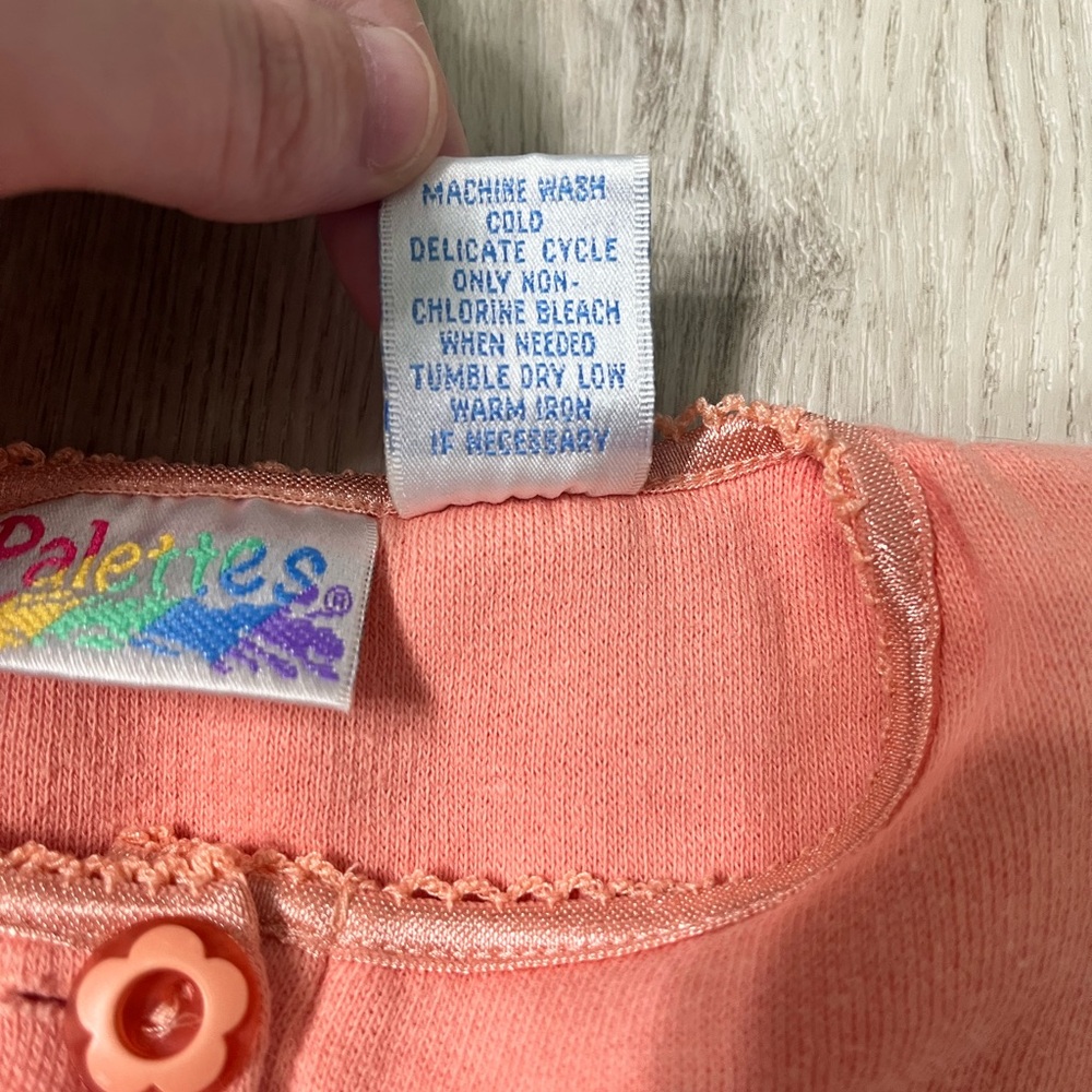 Vintage Girls' Size 4/4T Palette's Sweater & Okie Dokie Turtleneck - Picture 5 of 10
